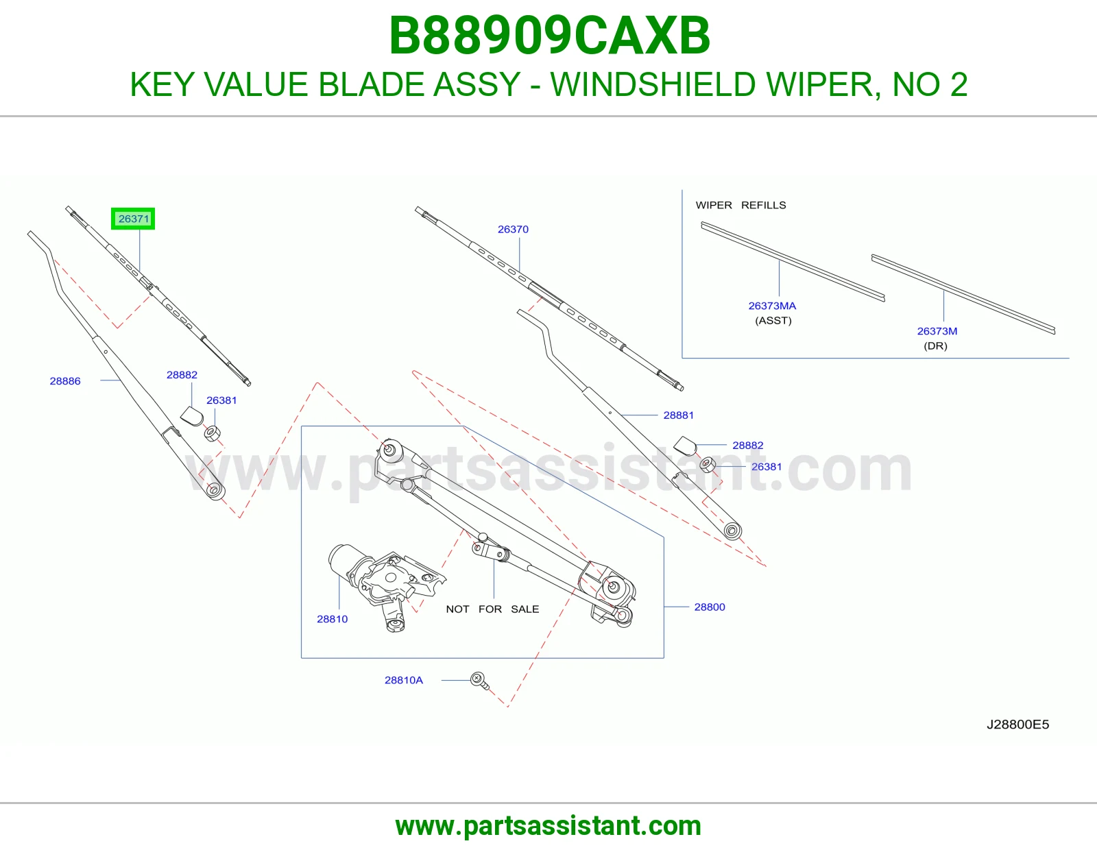 مساحه B88909CAXB