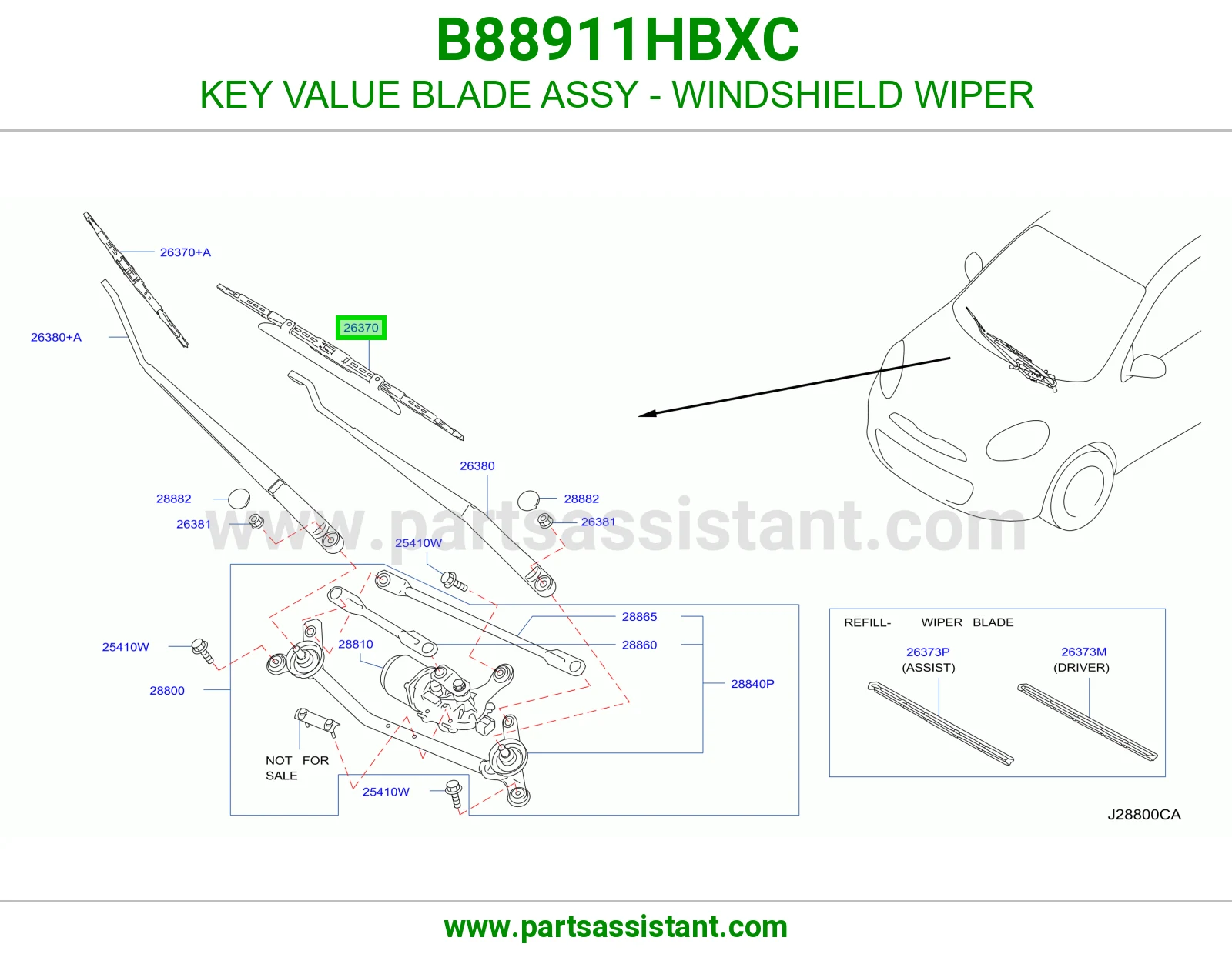 مساحه B88911HBXC