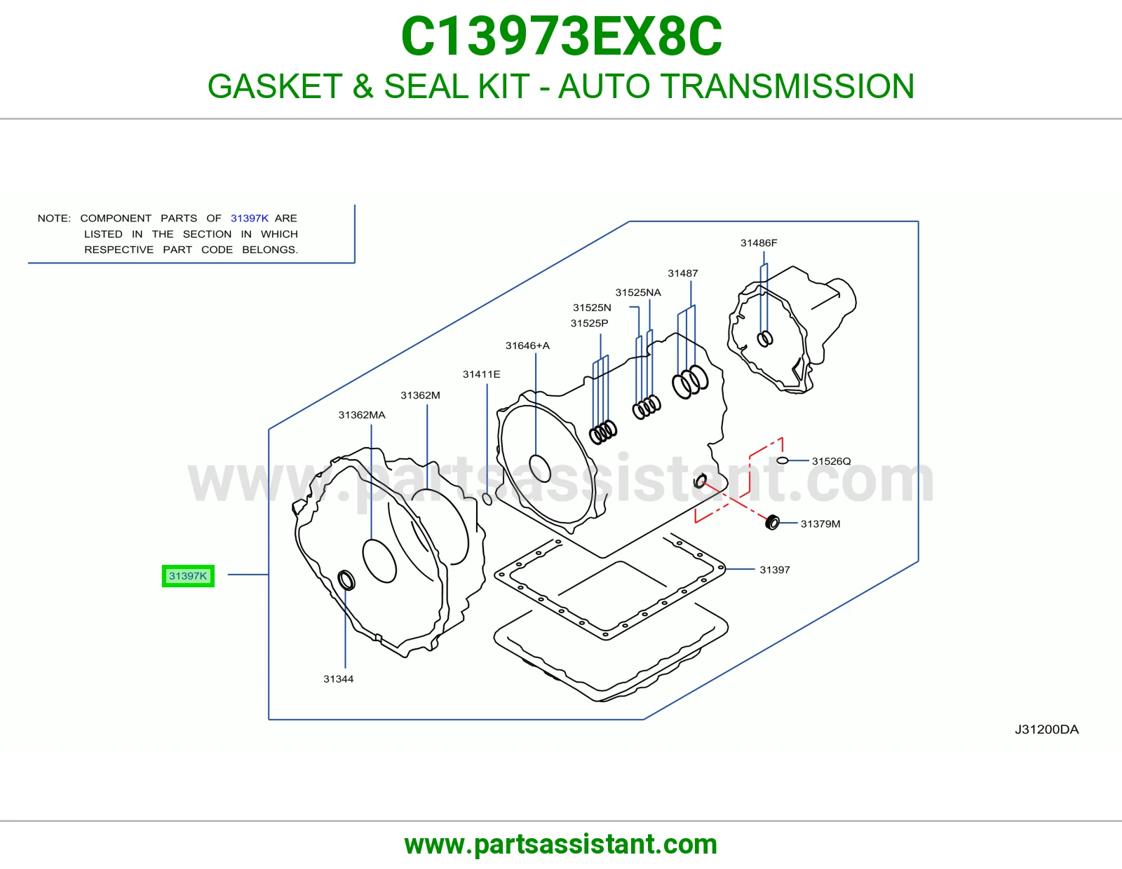 وجه كرتير قير C13973EX8C