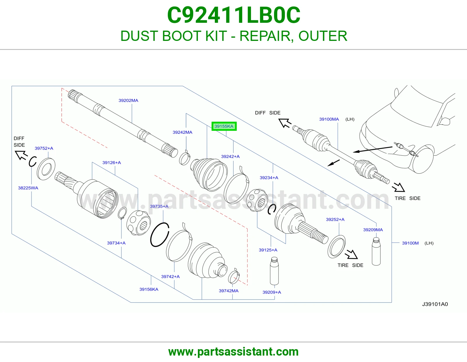 ربله عكس خارجي C92411LB0C