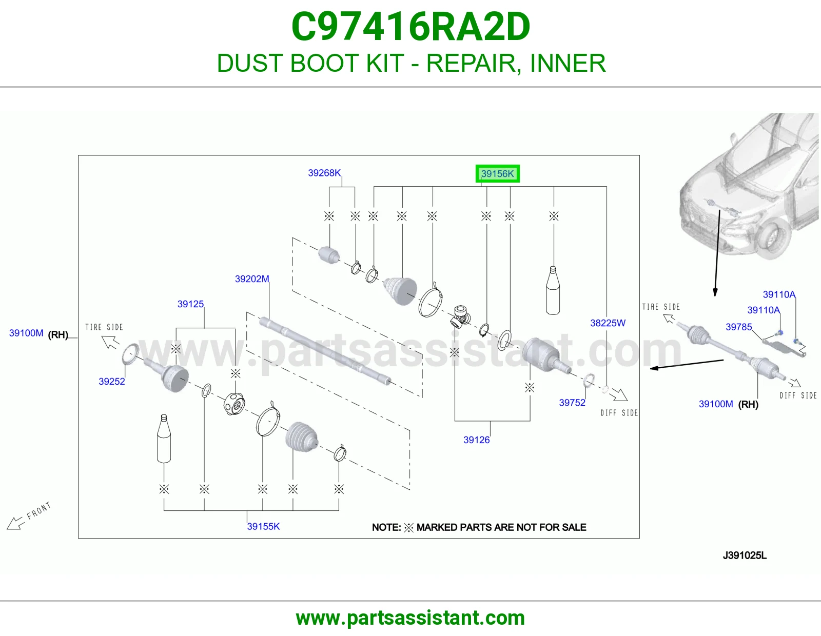ربله عكس داخلي C97416RA2D