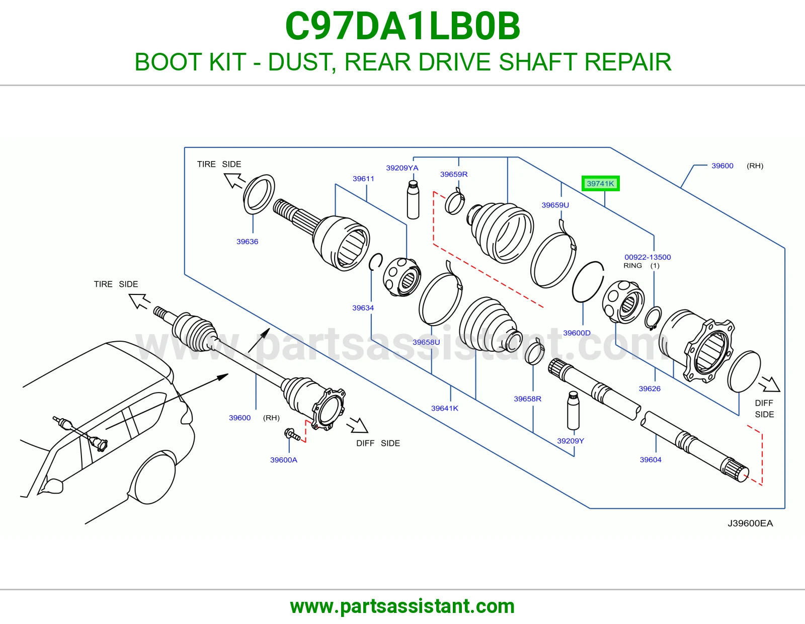ربله عكس خلفي داخلي C97DA1LB0B