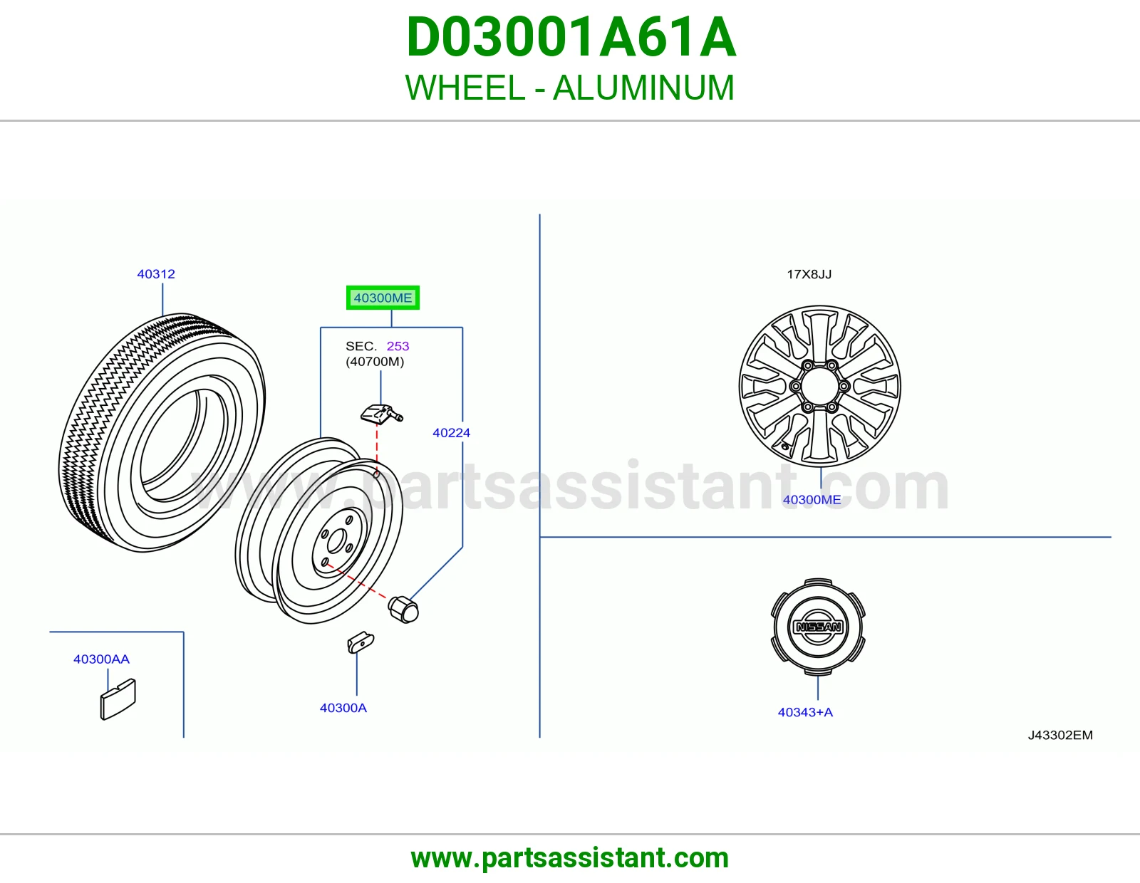 جنط D03001A61A