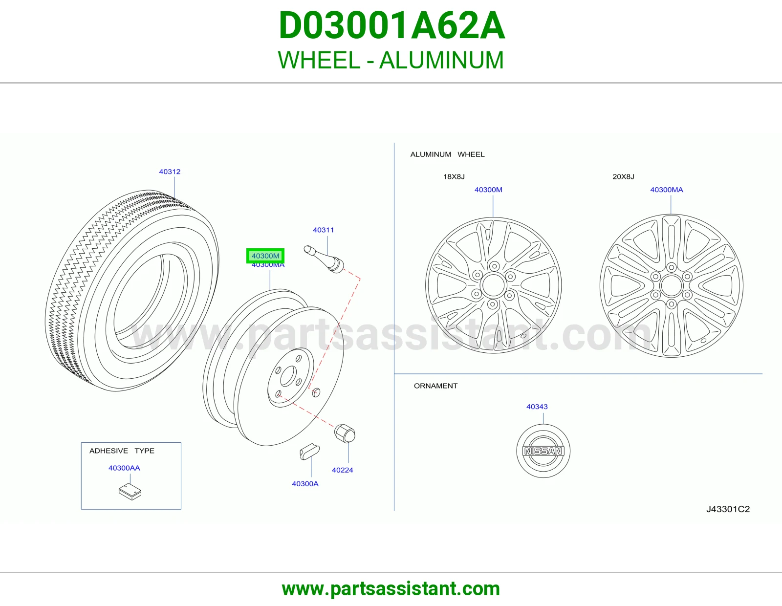جنط D03001A62A