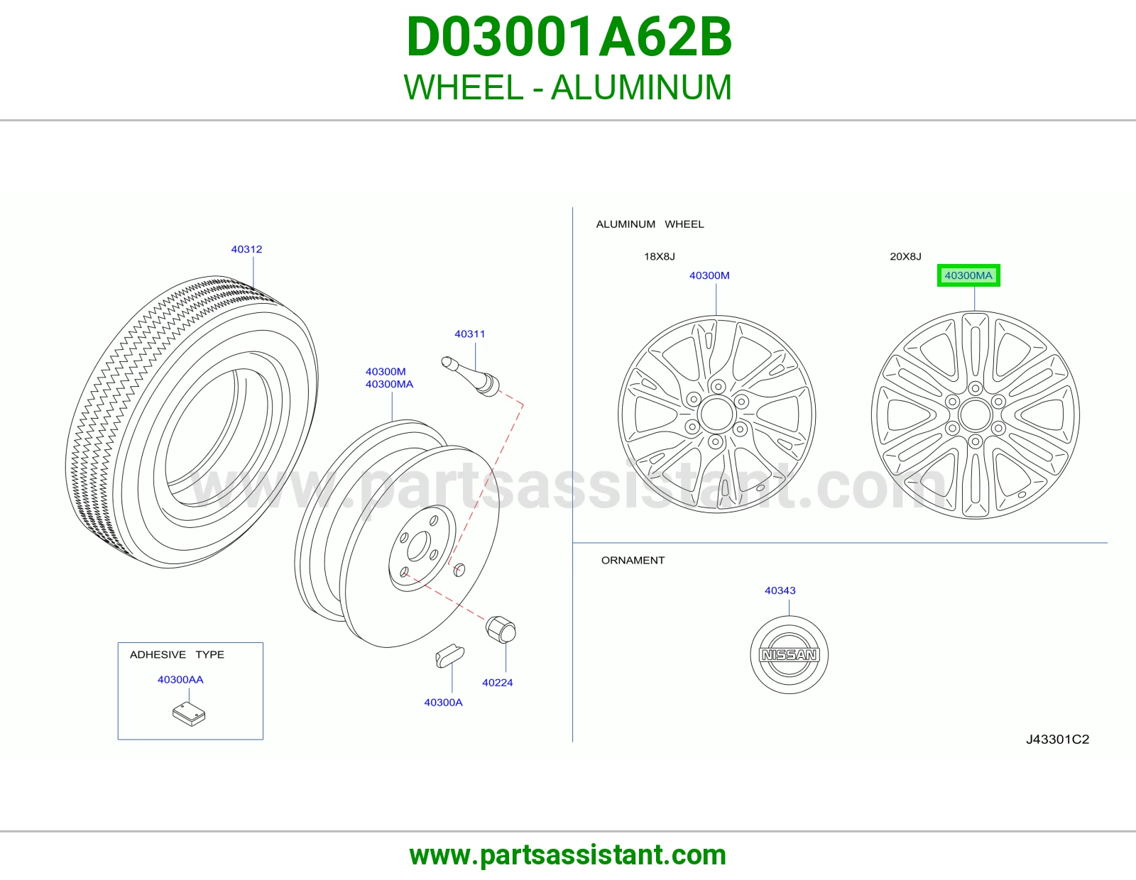جنط D03001A62B