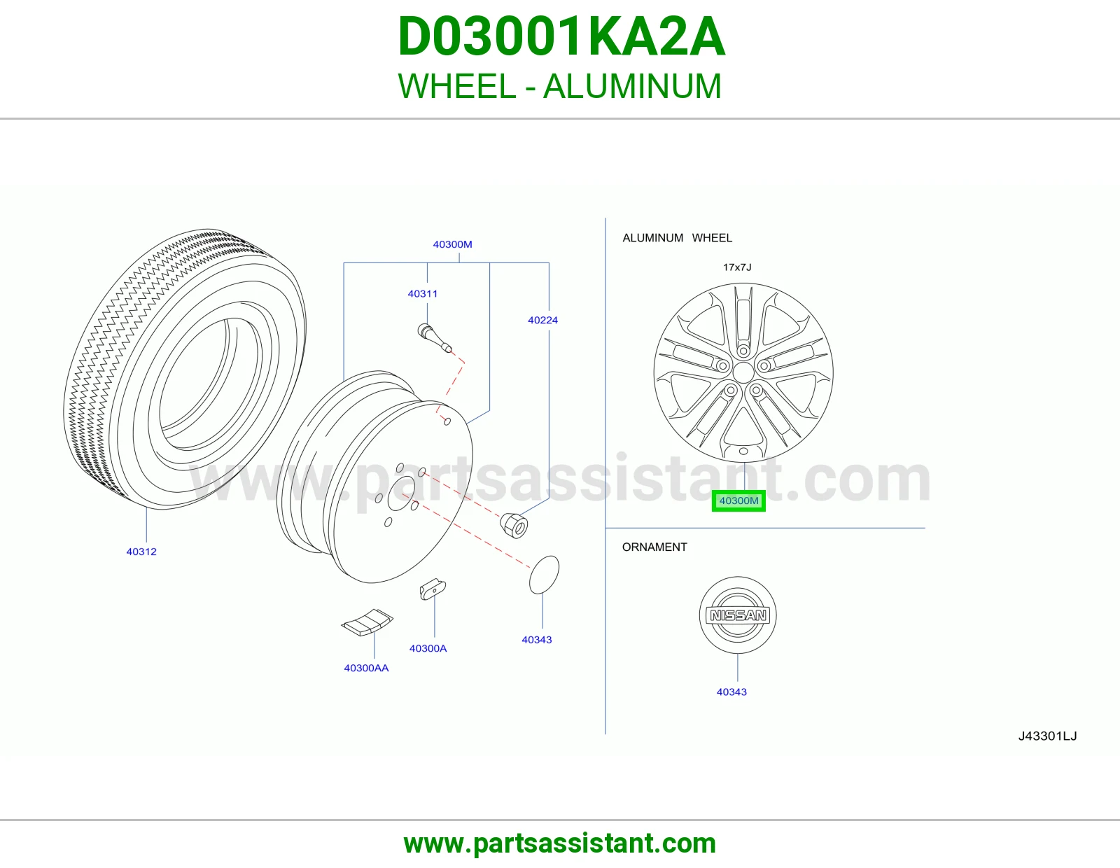 جنط D03001KA2A