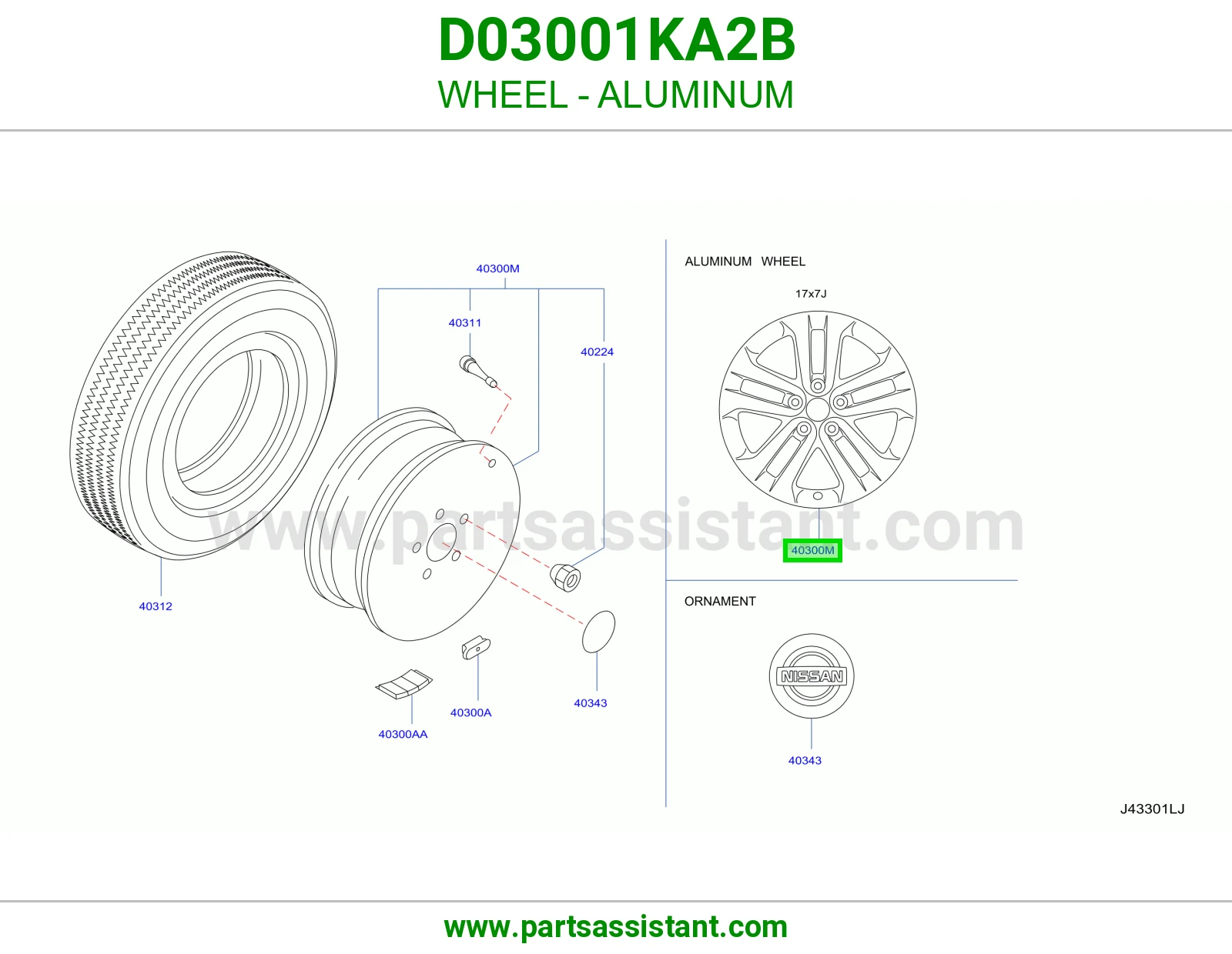 جنط D03001KA2B