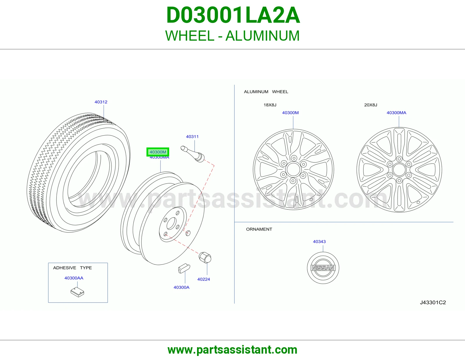 جنط D03001LA2A
