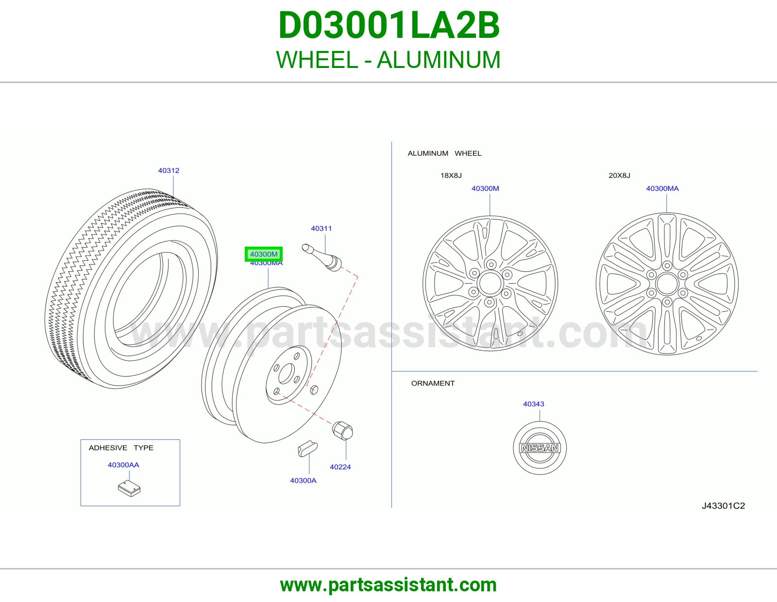 جنط D03001LA2B