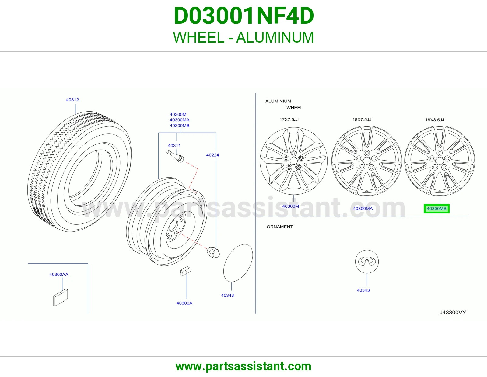 جنط D03001NF4D