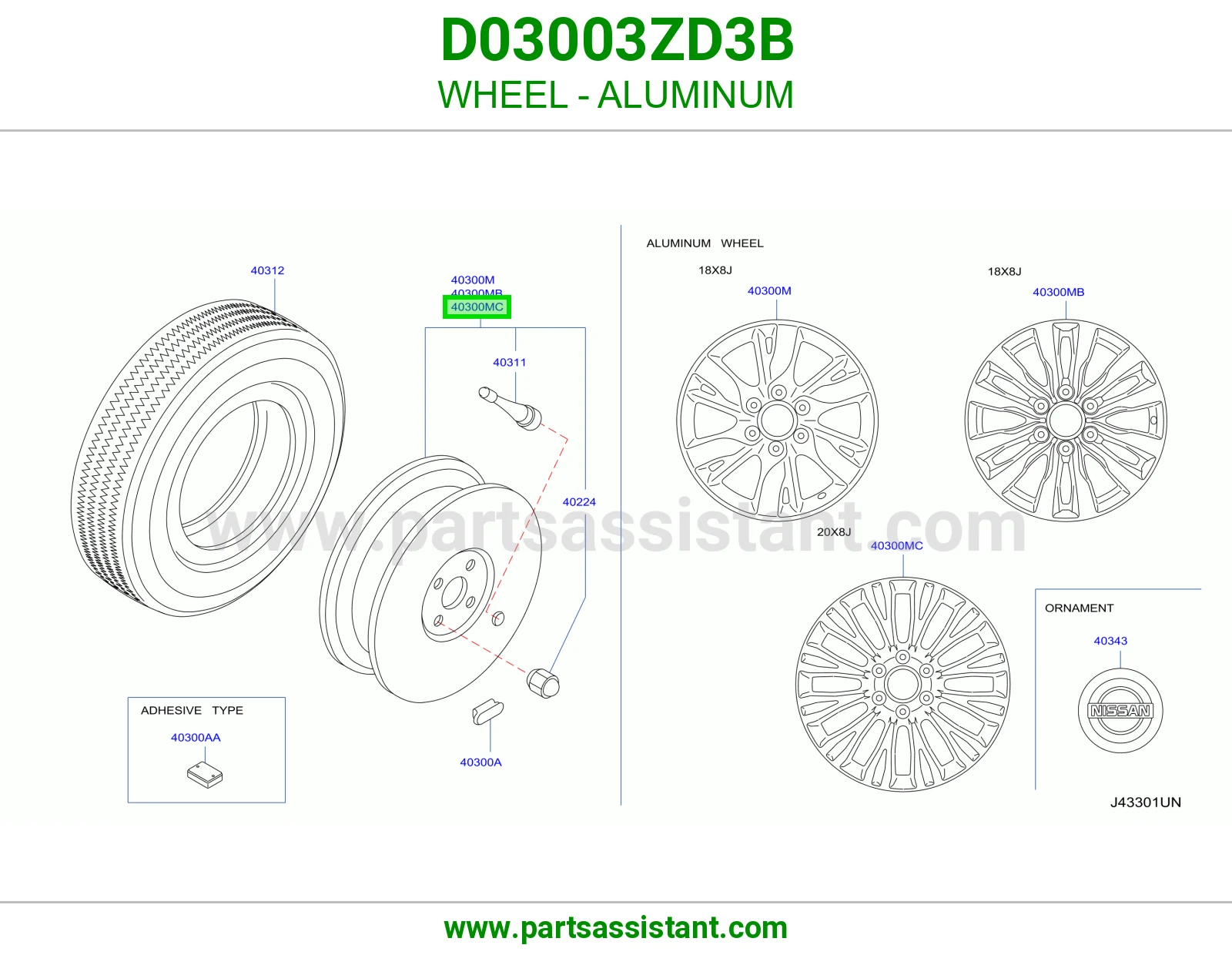 جنط D03003ZD3B