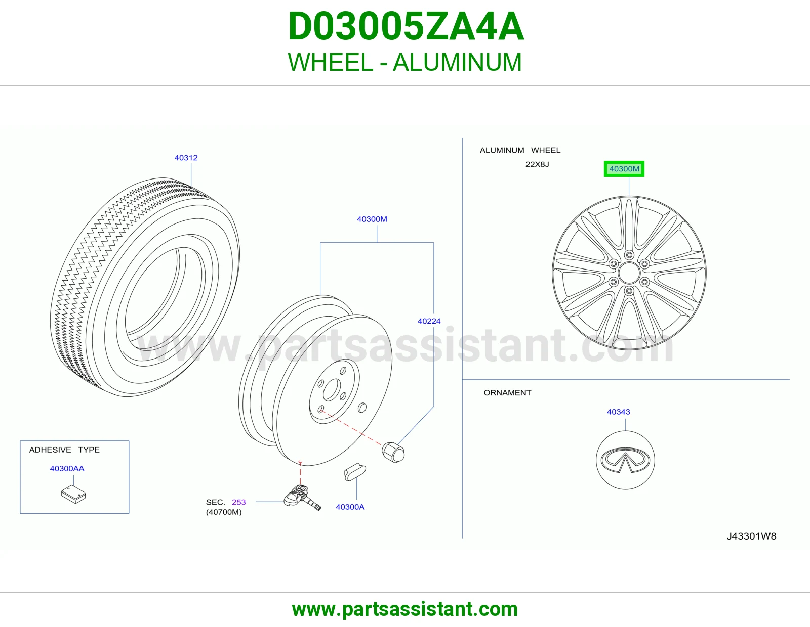 جنط D03005ZA4A