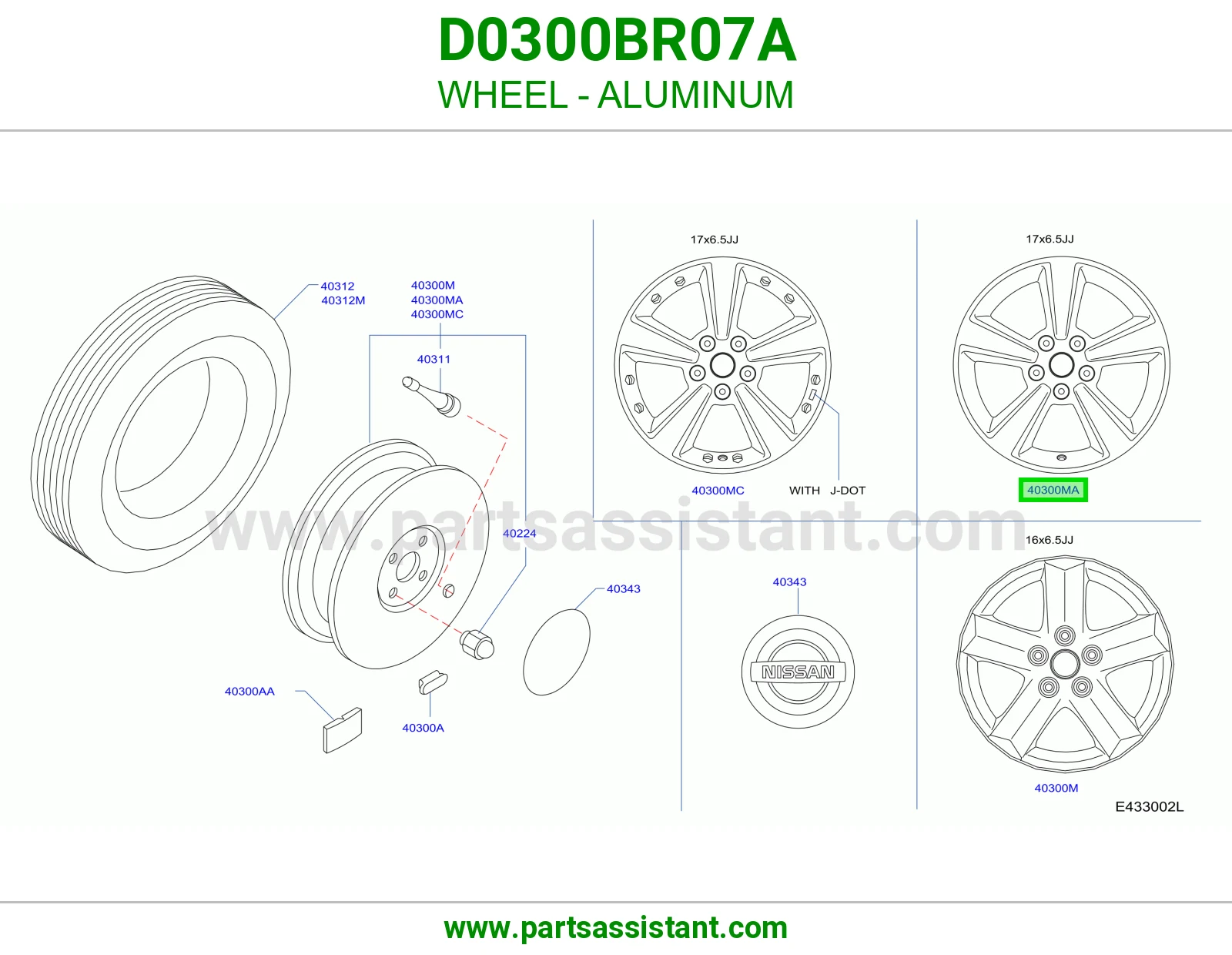 جنط D0300BR07A