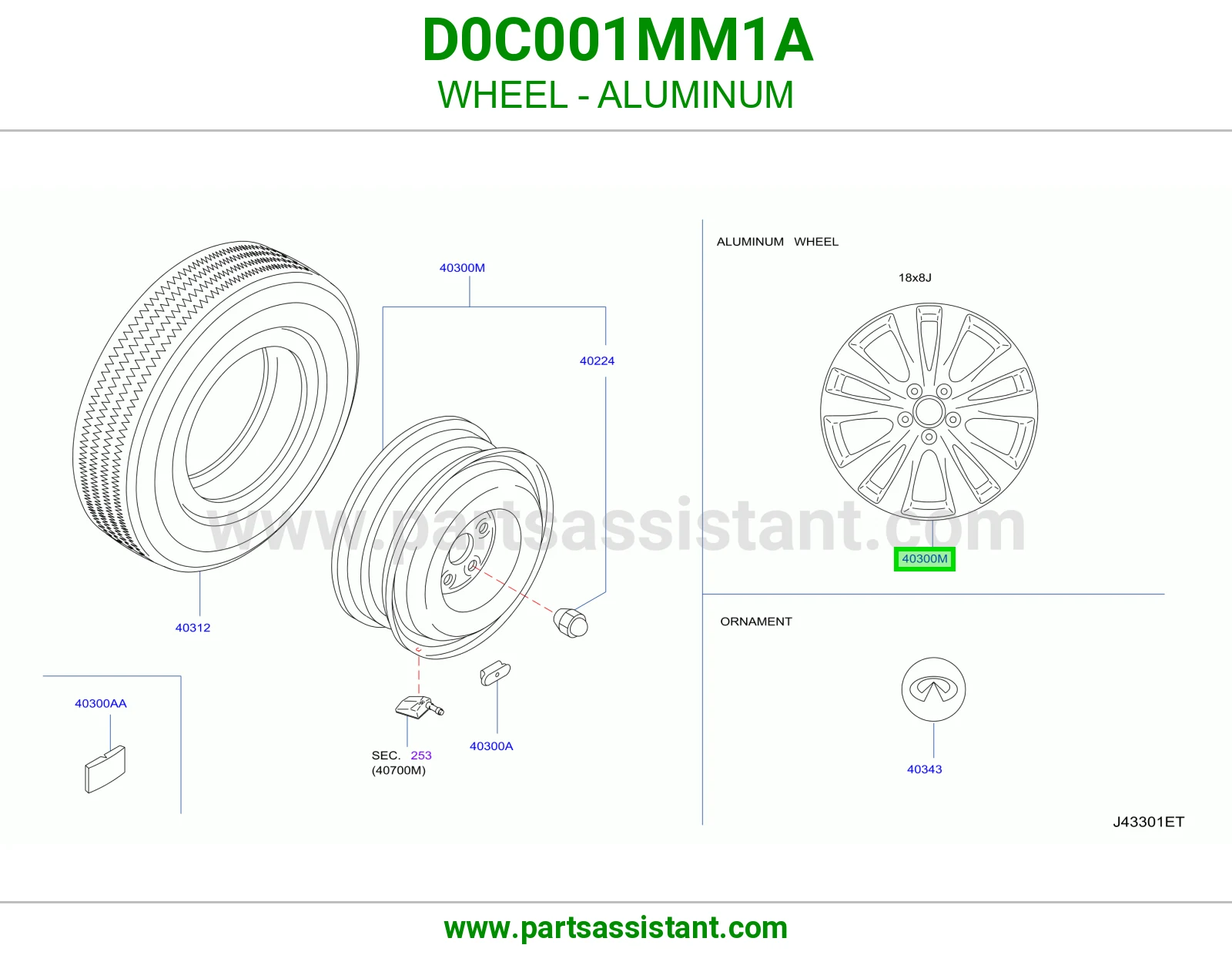 جنط D0C001MM1A