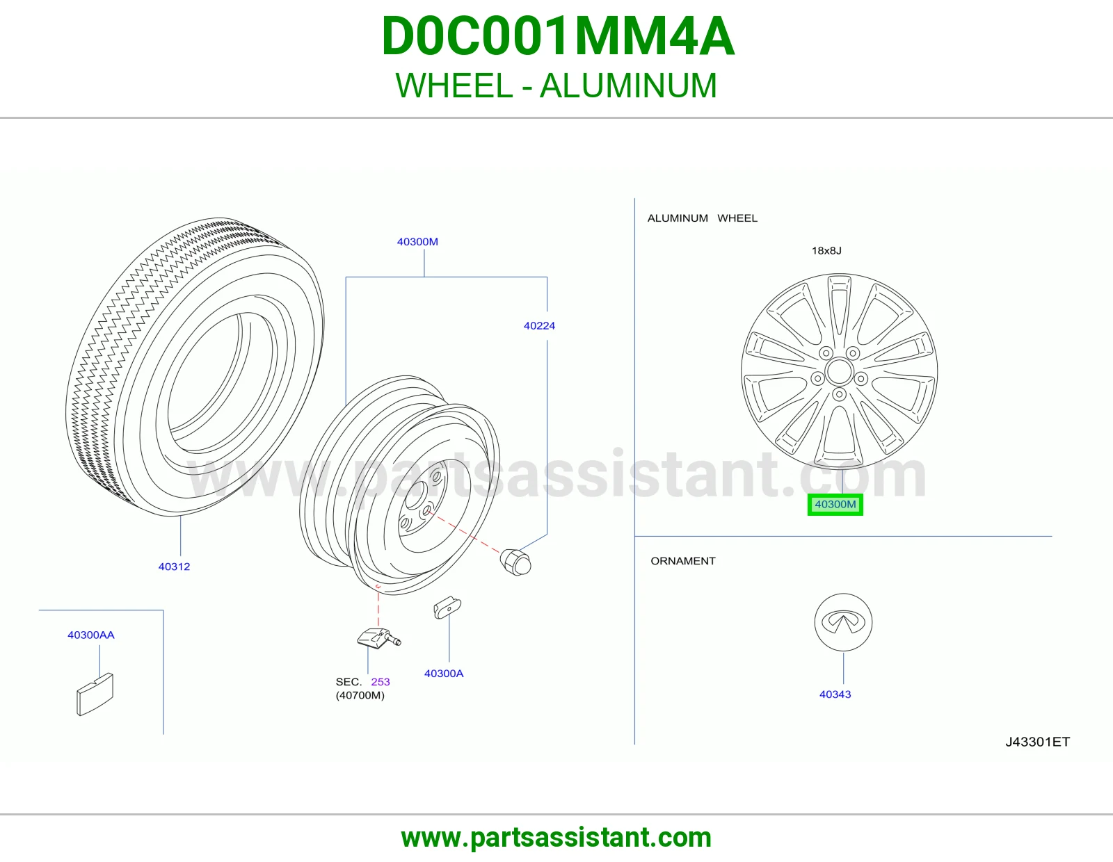 جنط D0C001MM4A