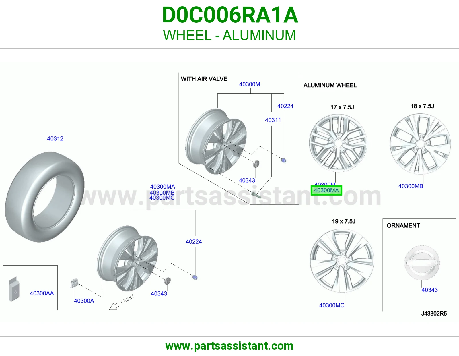 جنط D0C006RA1A