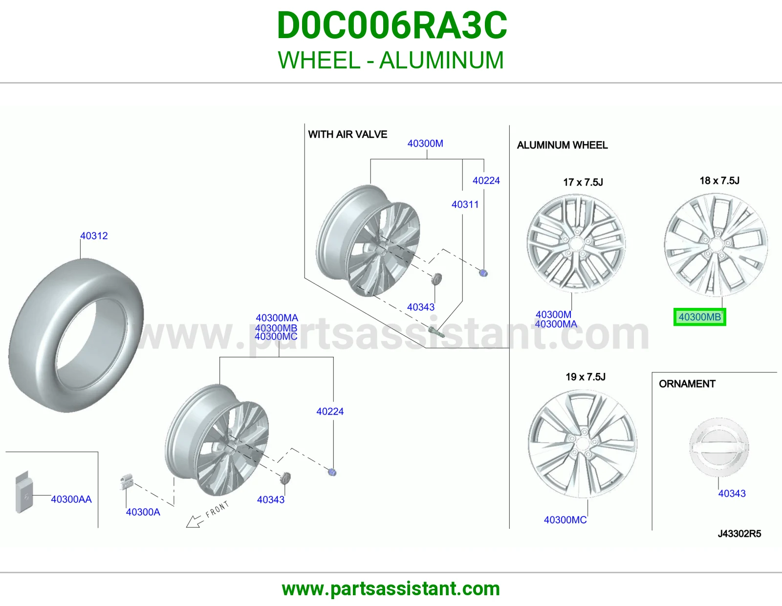 جنط D0C006RA3C