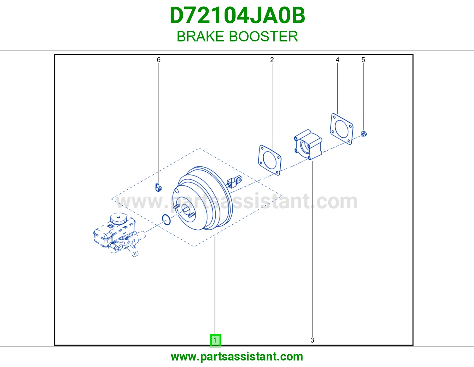 باكم فرامل D72104JA0B