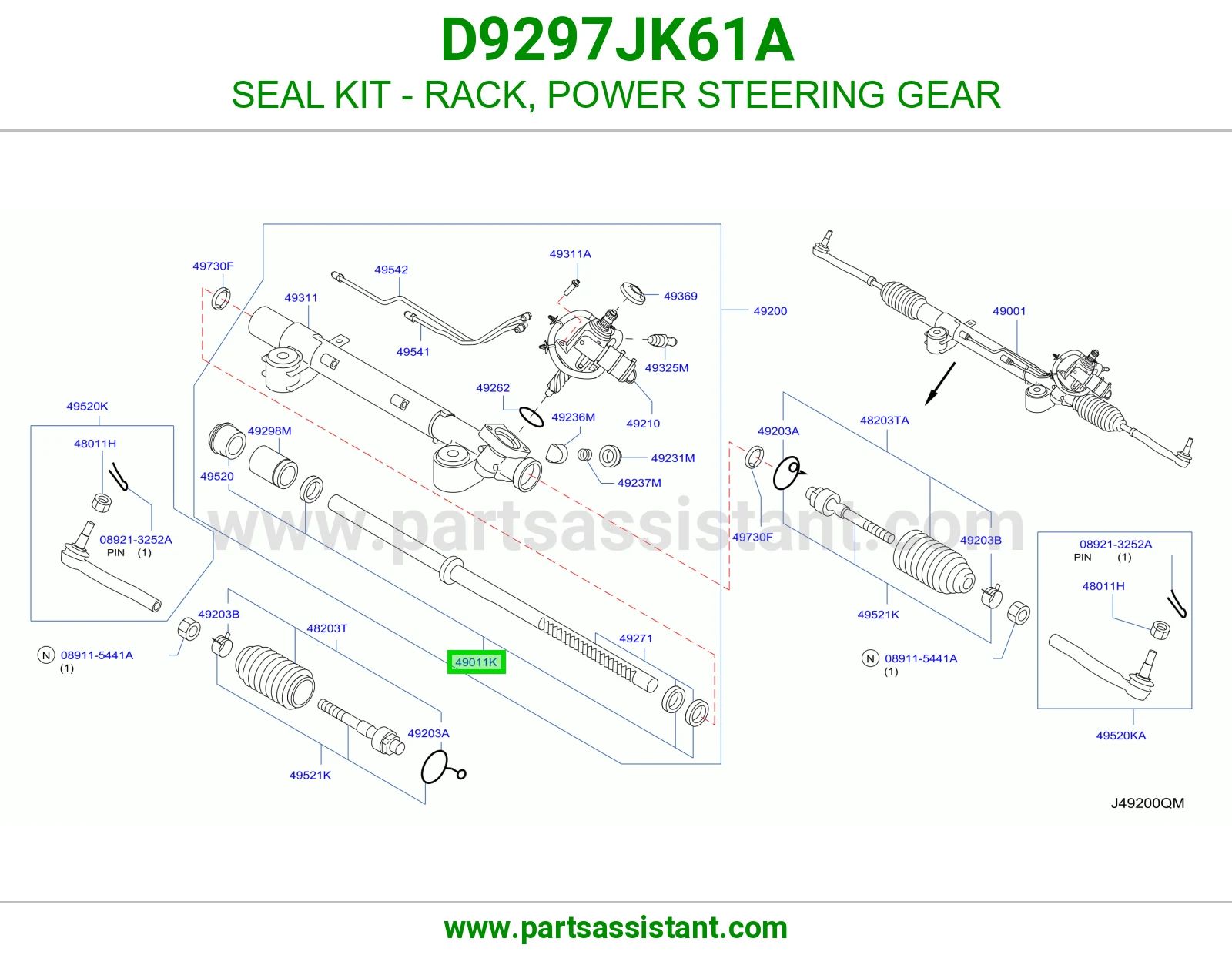 اصلاح دوده دركسون D9297JK61A