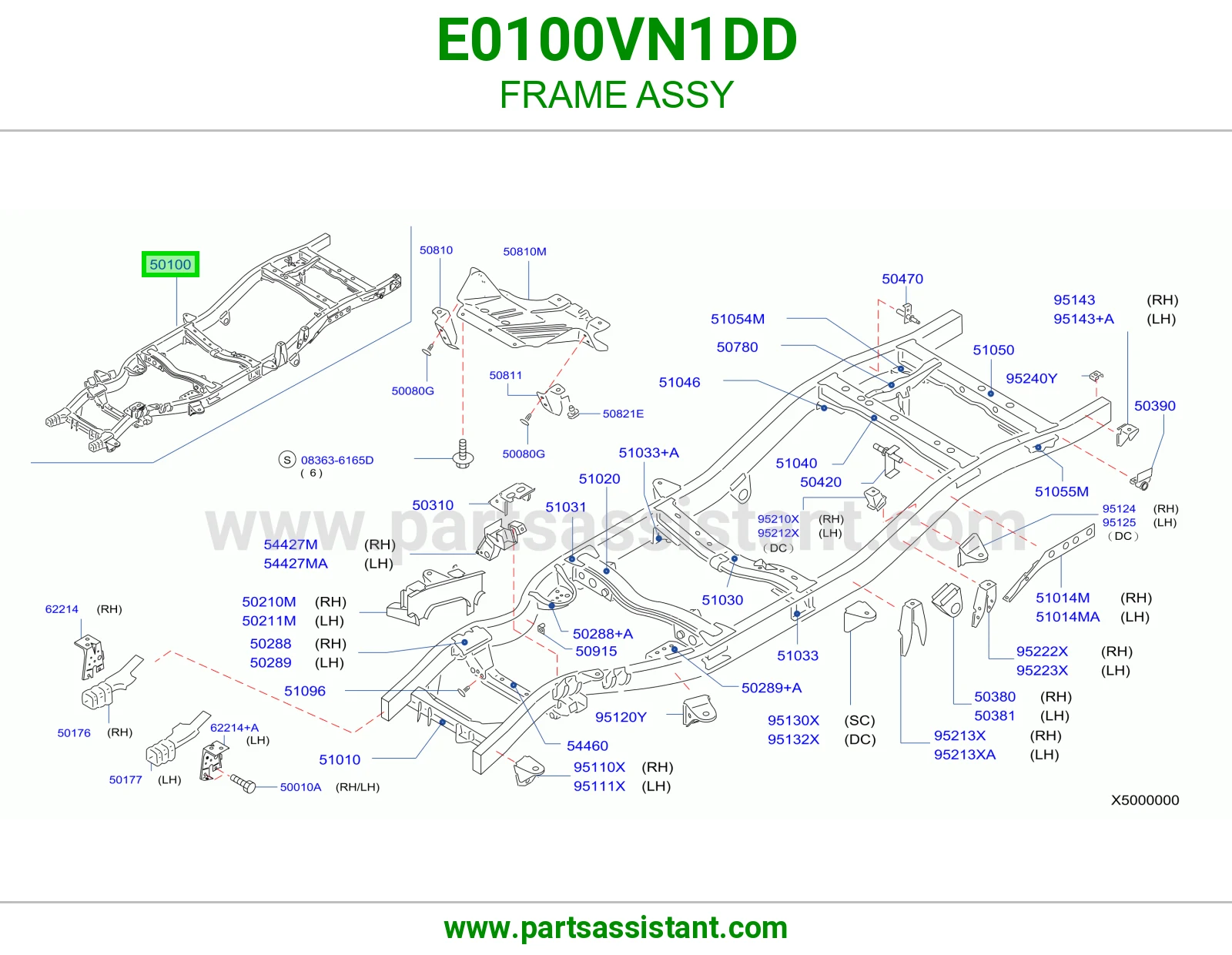 هيكل كامل E0100VN1DD