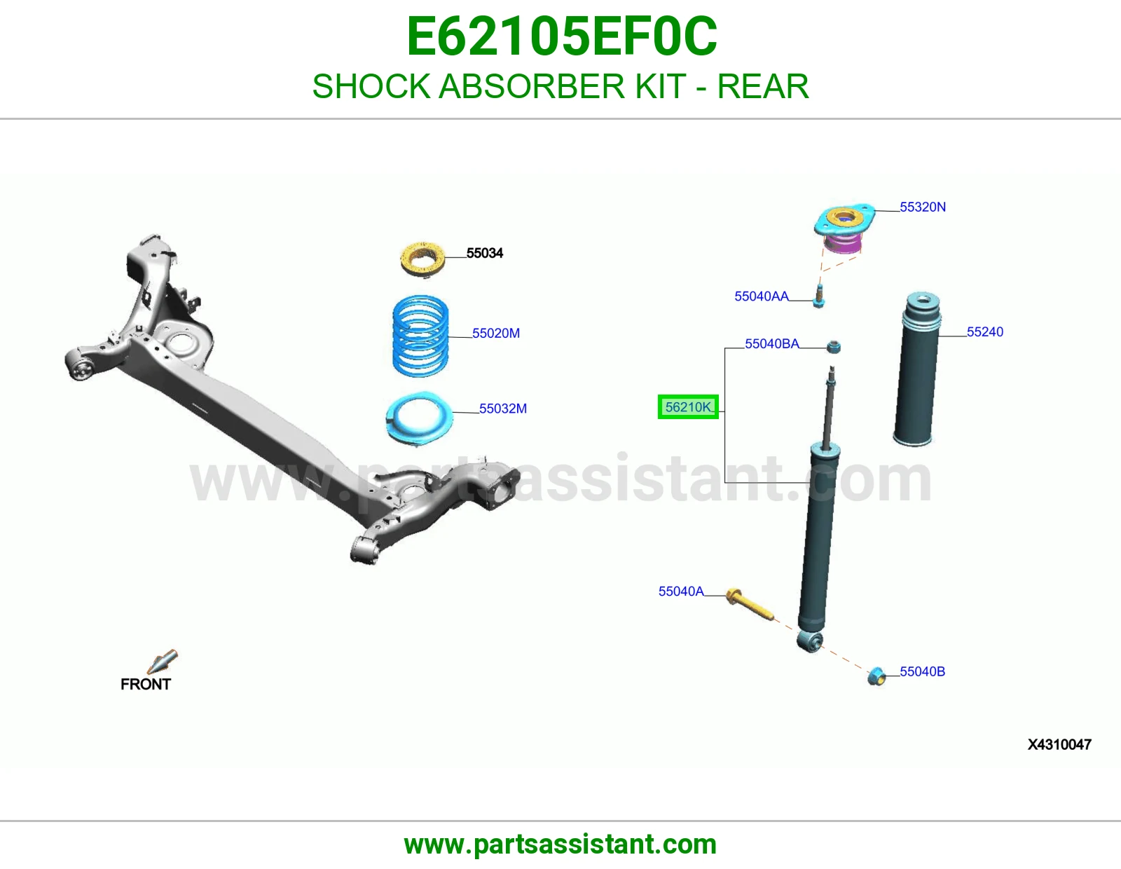 مساعد خلفي E62105EF0C