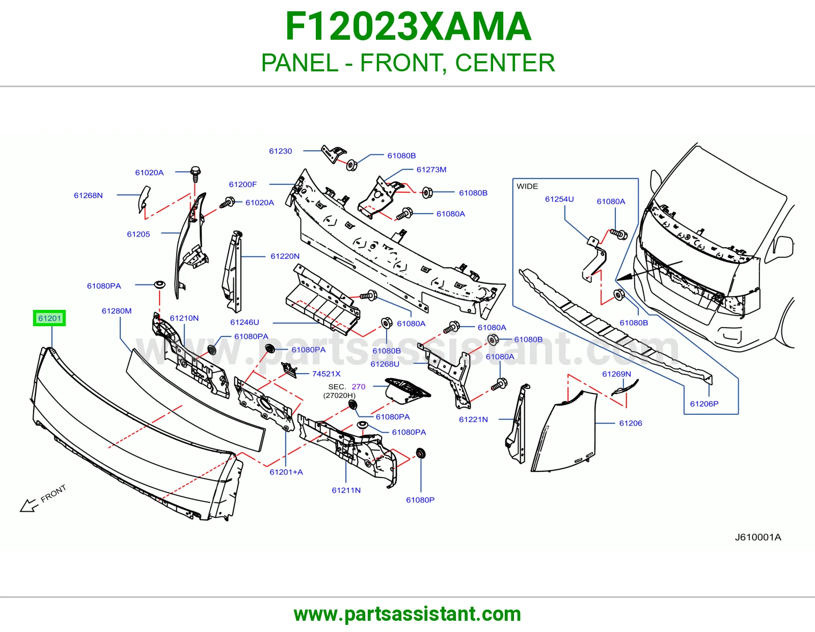 صاجة أمامي وسط F12023XAMA