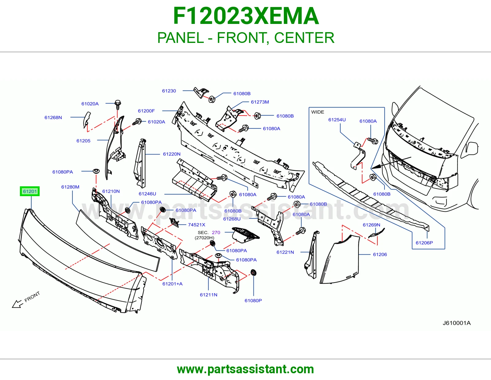 صاجة أمامي وسط F12023XEMA