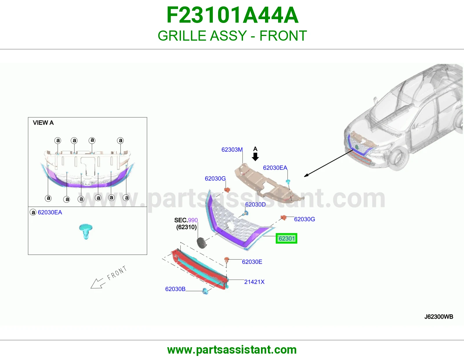 شبك امامي F23101A44A