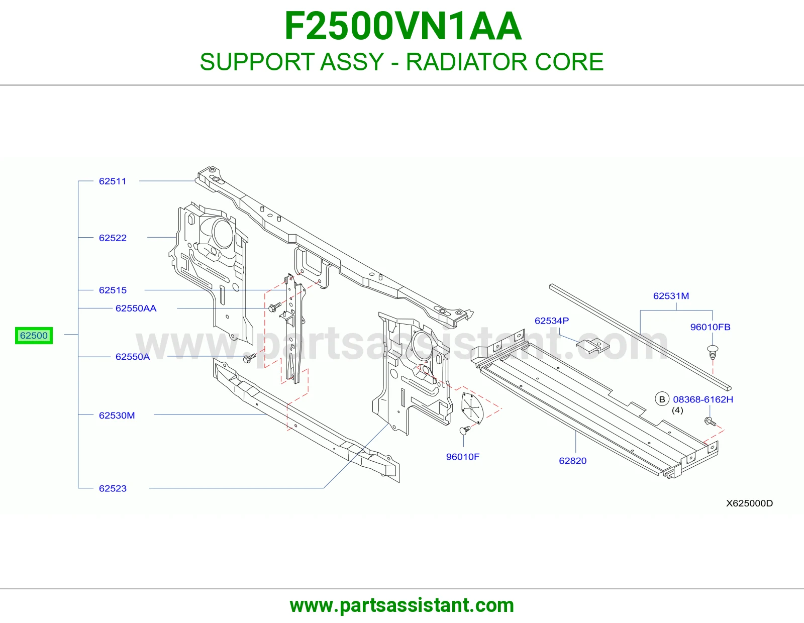 وجهيه امامي F2500VN1AA