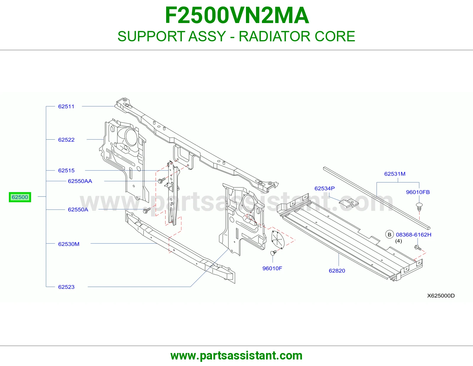 وجهيه امامي F2500VN2MA