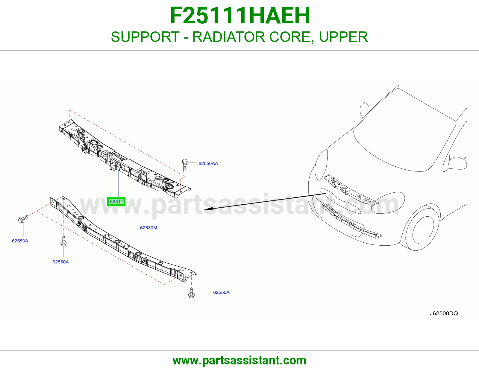 قاعدة قلب رديتر فوق F25111HAEH