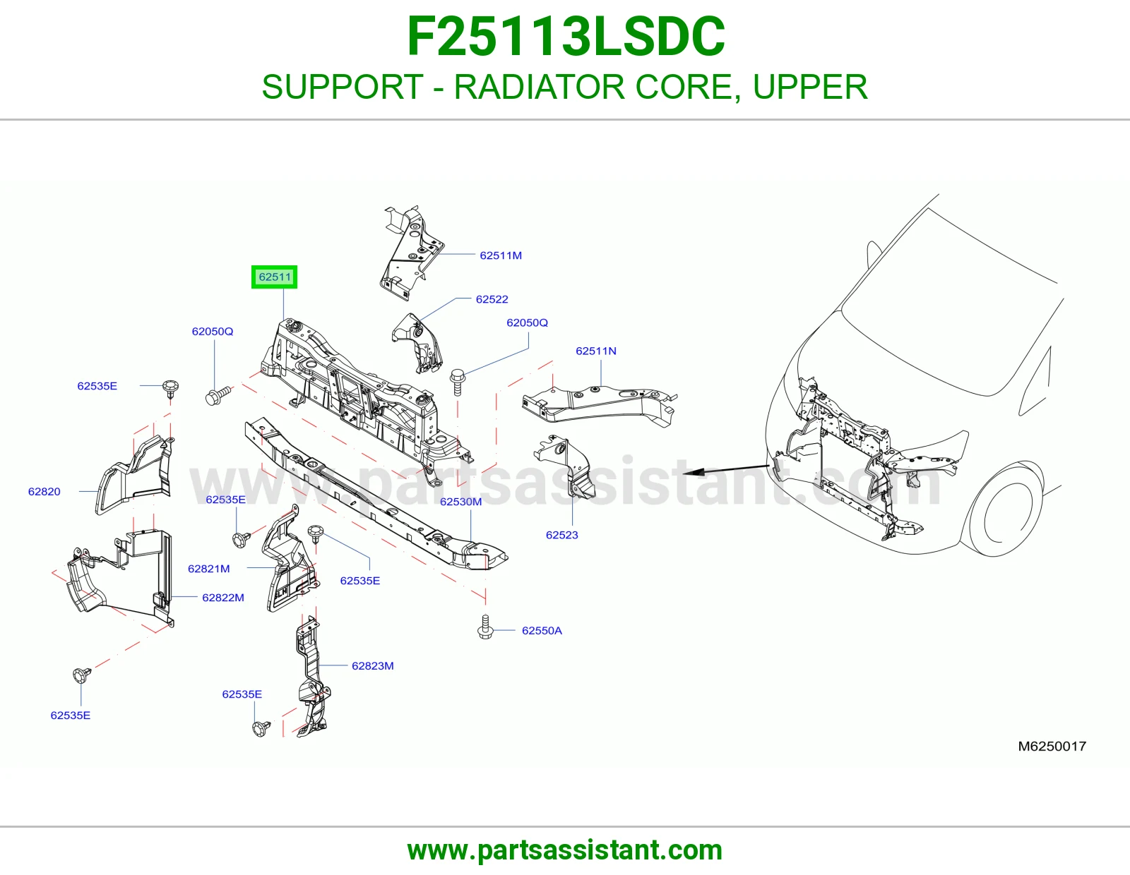 قاعدة قلب رديتر فوق F25113LSDC