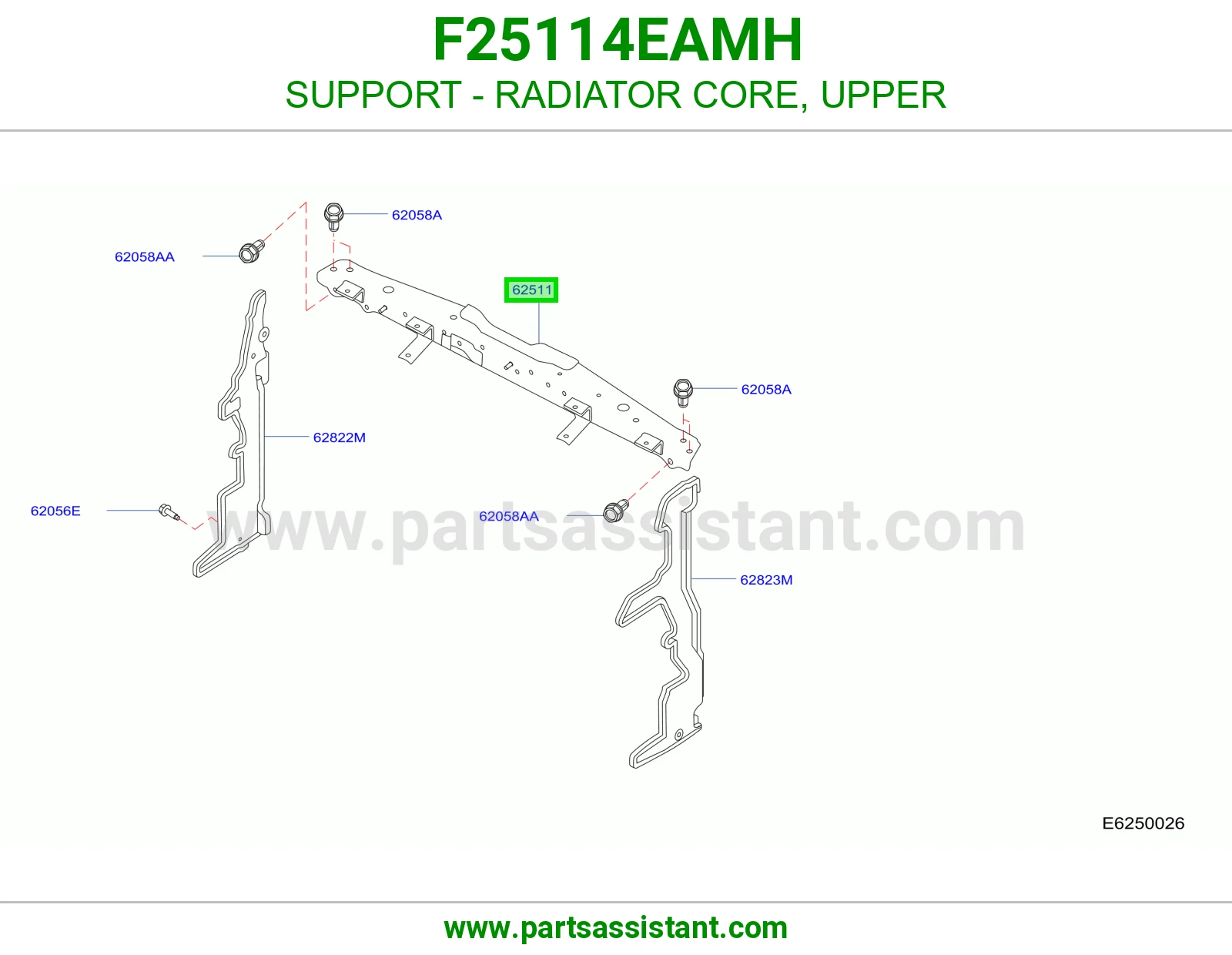 قاعدة قلب رديتر فوق F25114EAMH