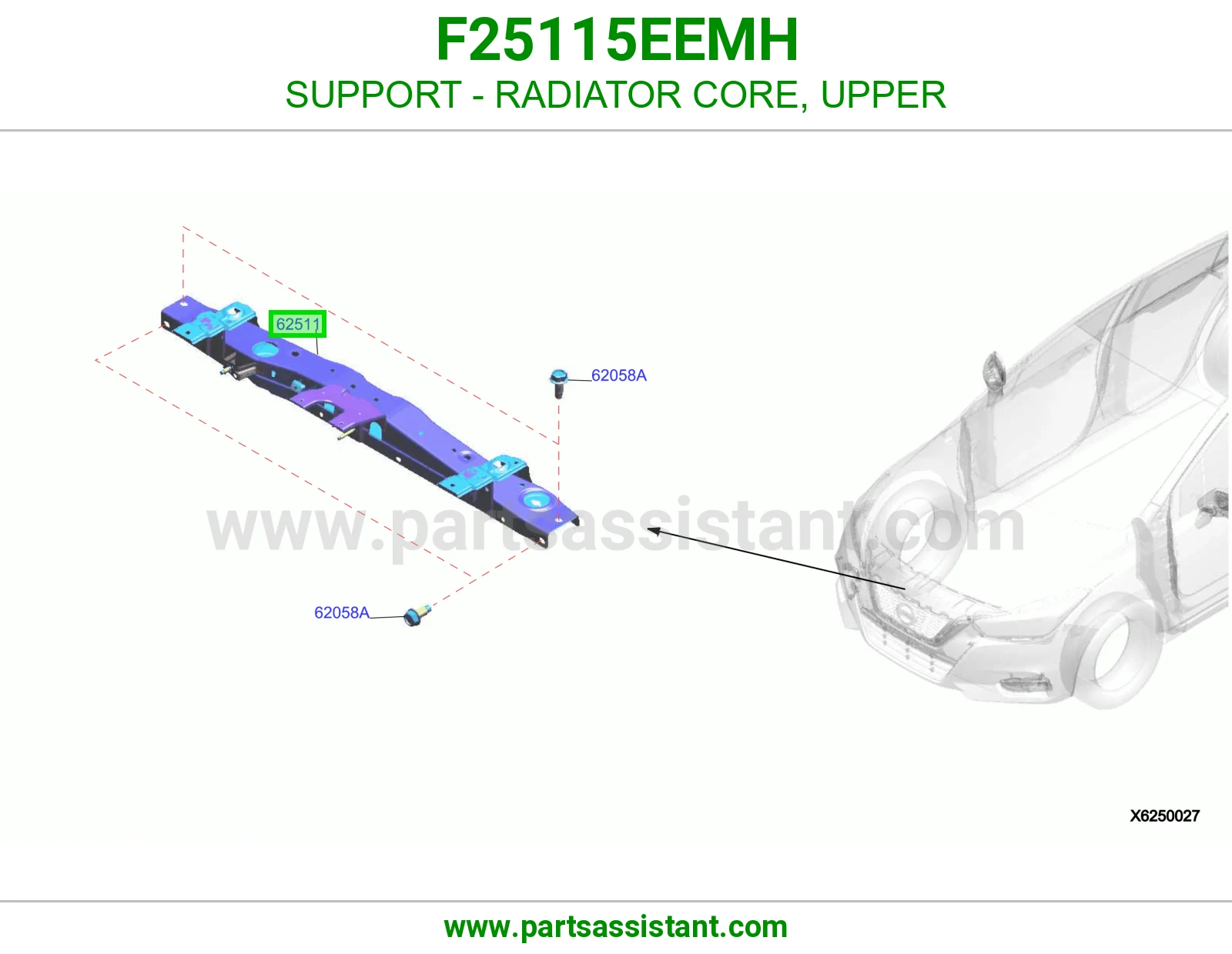 قاعدة قلب رديتر فوق F25115EEMH