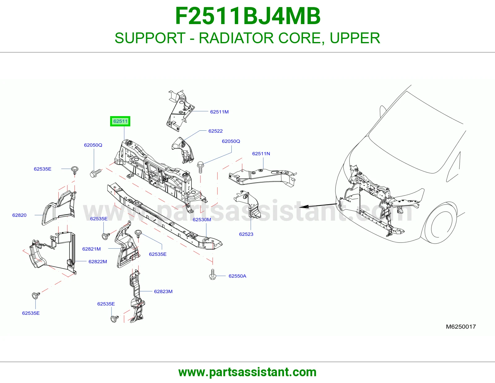 قاعدة قلب رديتر فوق F2511BJ4MB