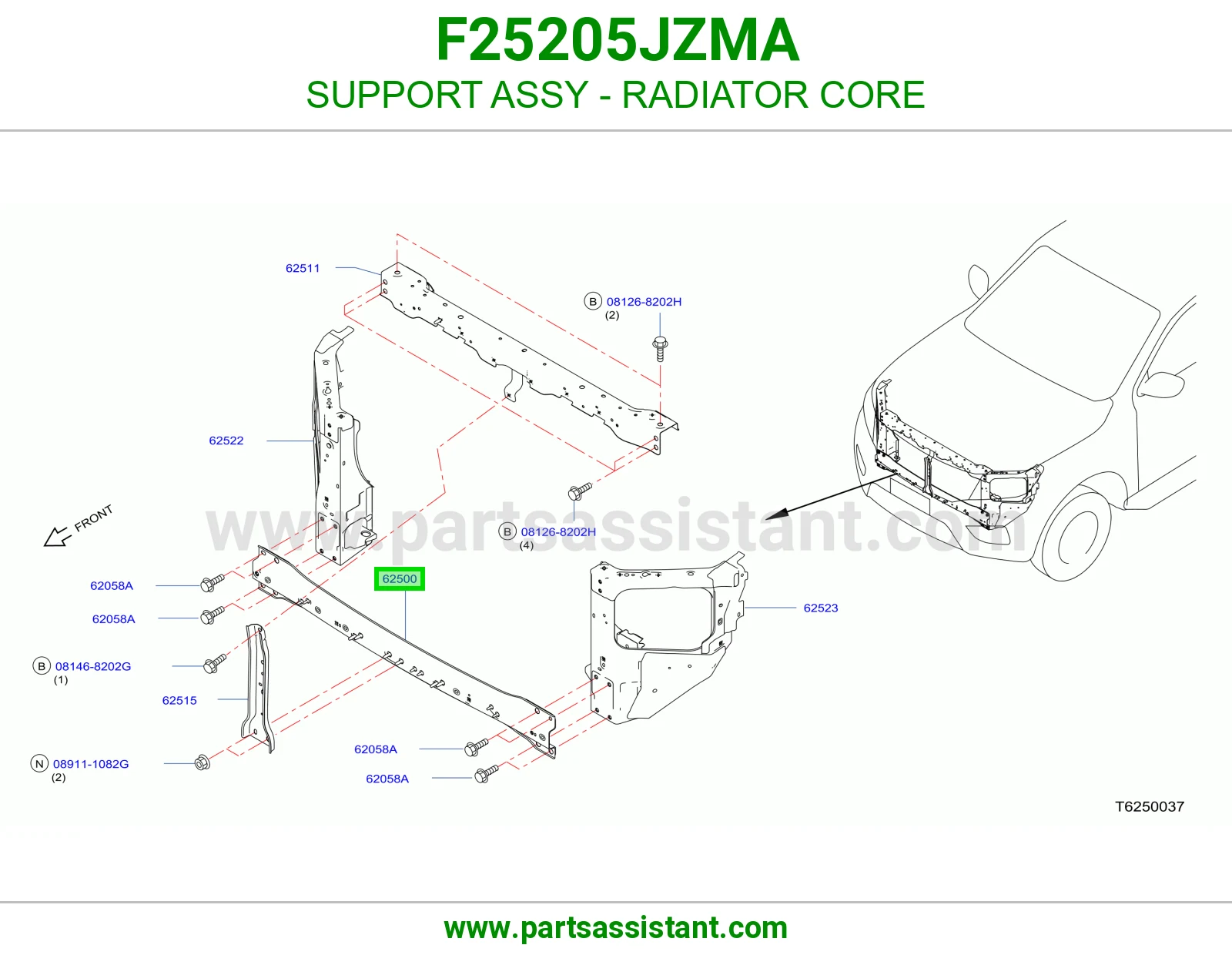 وجهيه امامي F25205JZMA