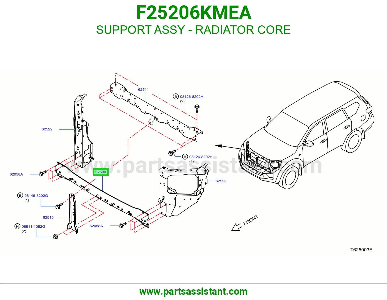 وجهيه امامي F25206KMEA
