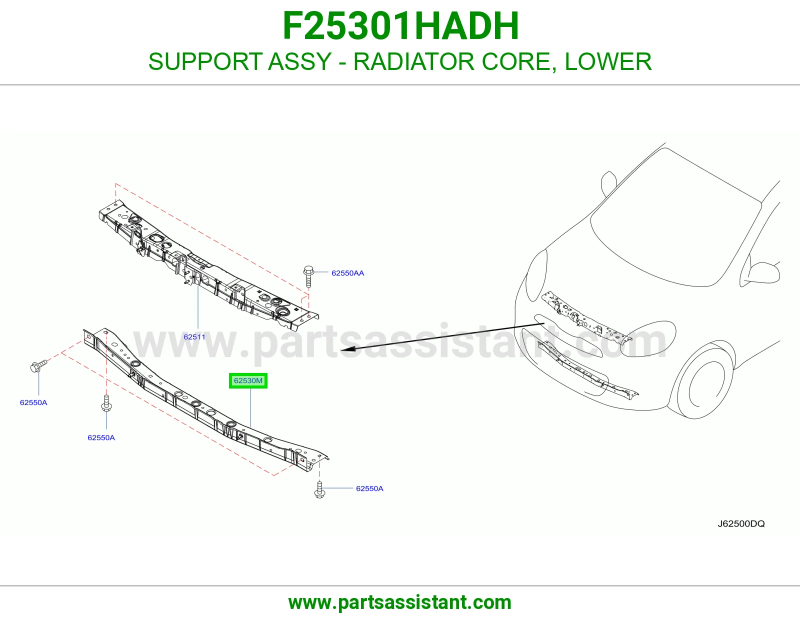قاعدة قلب رديتر تحت كاملة F25301HADH