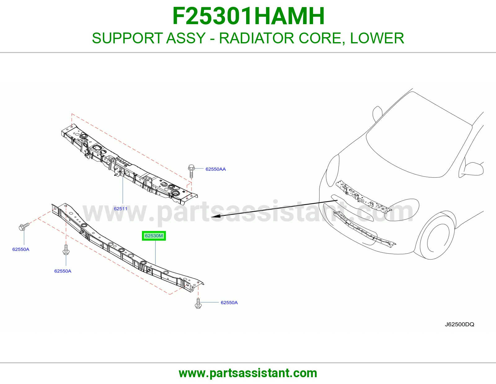 قاعدة قلب رديتر تحت كاملة F25301HAMH