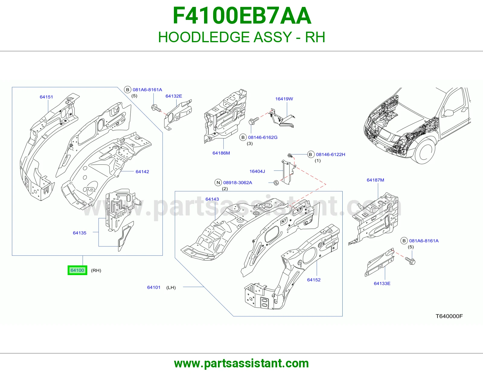 لحية يمين كاملة F4100EB7AA