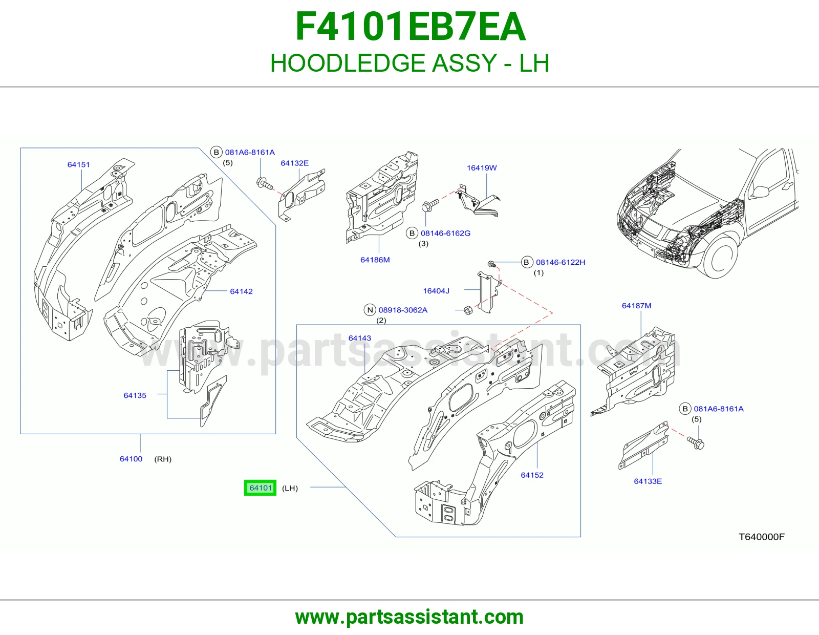 لحية يسار كاملة F4101EB7EA