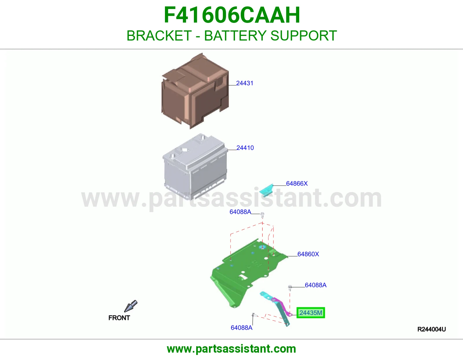 قاعدة بطارية F41606CAAH