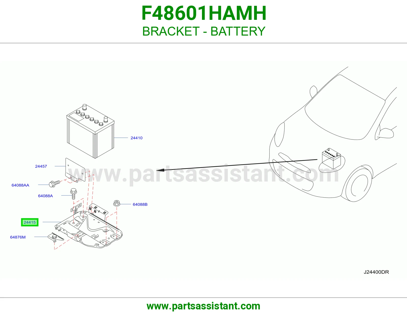 كرسي بطاريه F48601HAMH