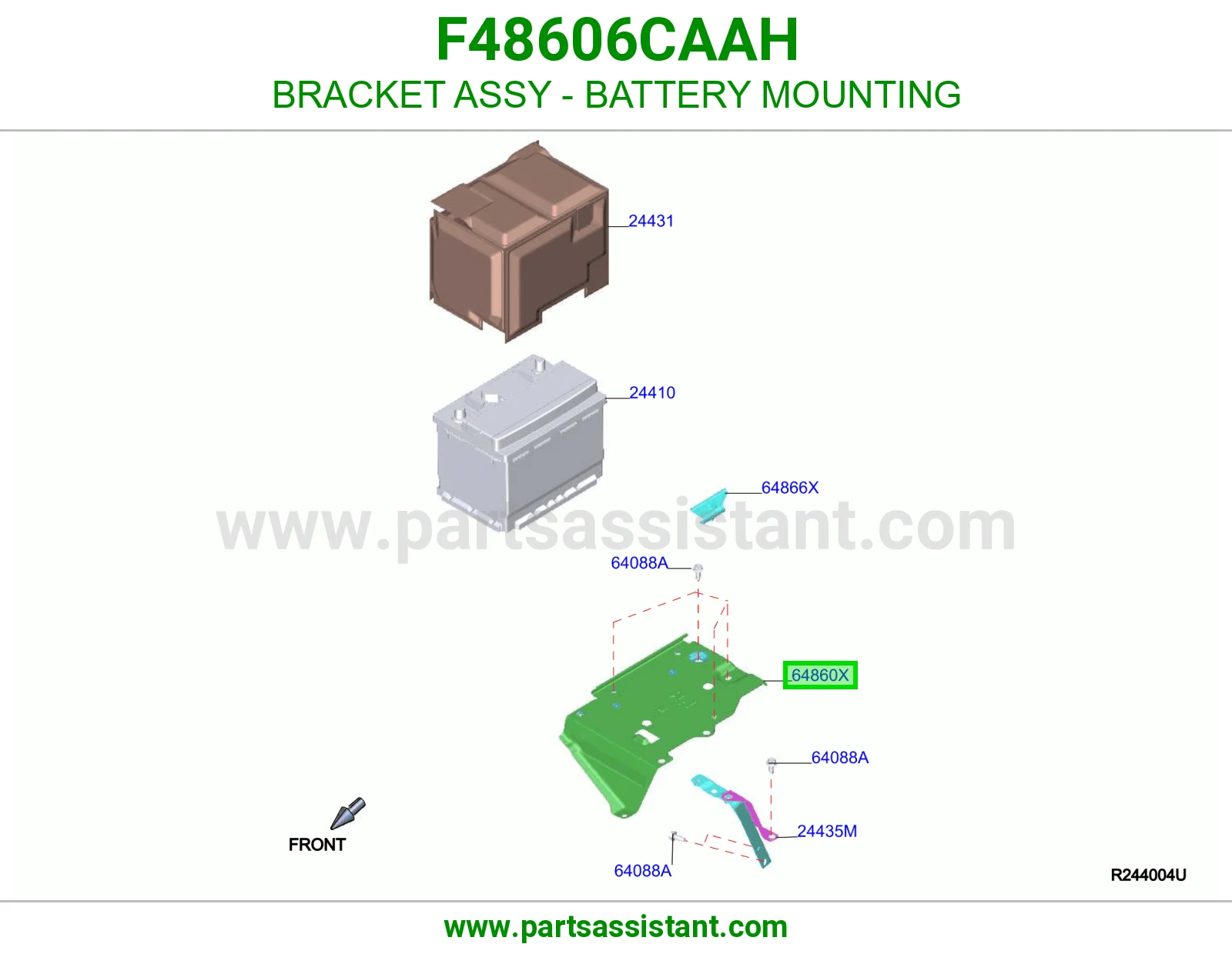 كرسي بطاريه F48606CAAH