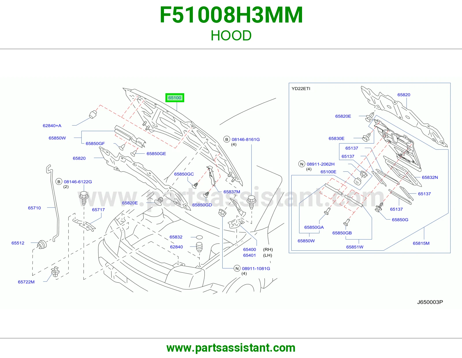 كبوت كامل F51008H3MM