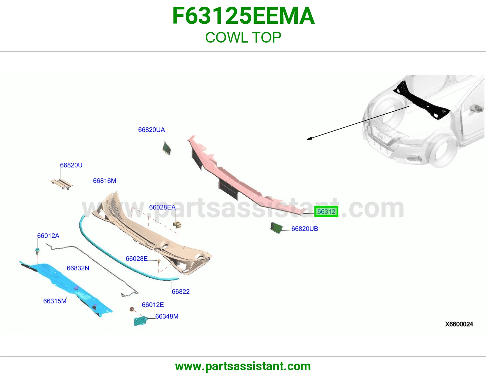 شبك مساحات F63125EEMA