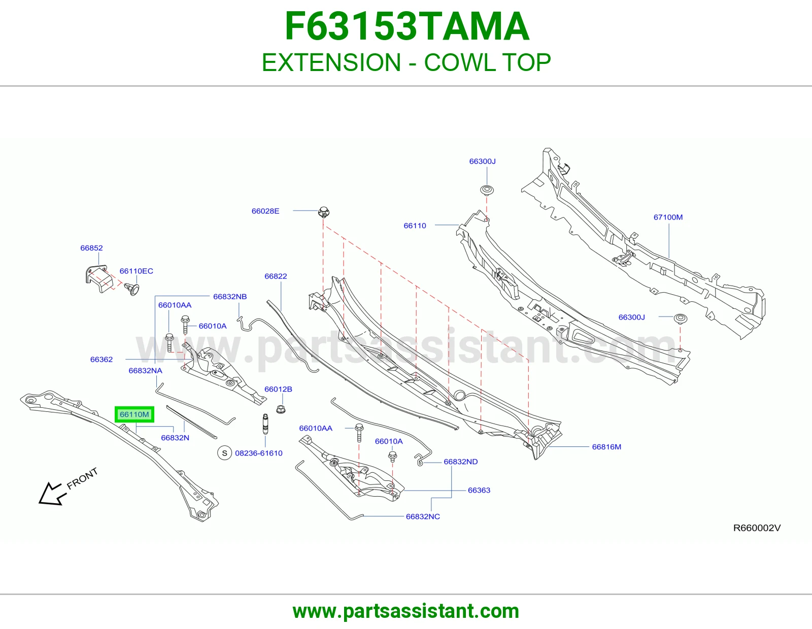 تكملة شبك مساحات F63153TAMA