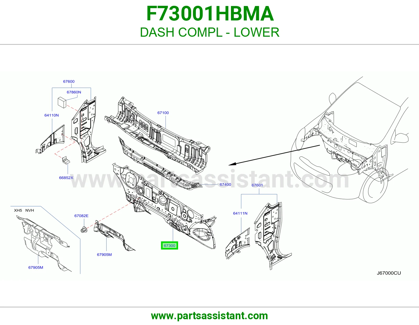 طبلون تحت كامل F73001HBMA