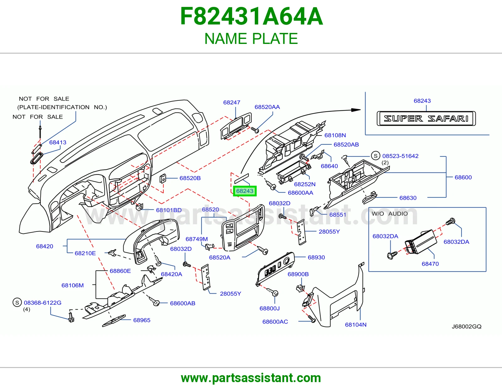 لوحة بيانات F82431A64A