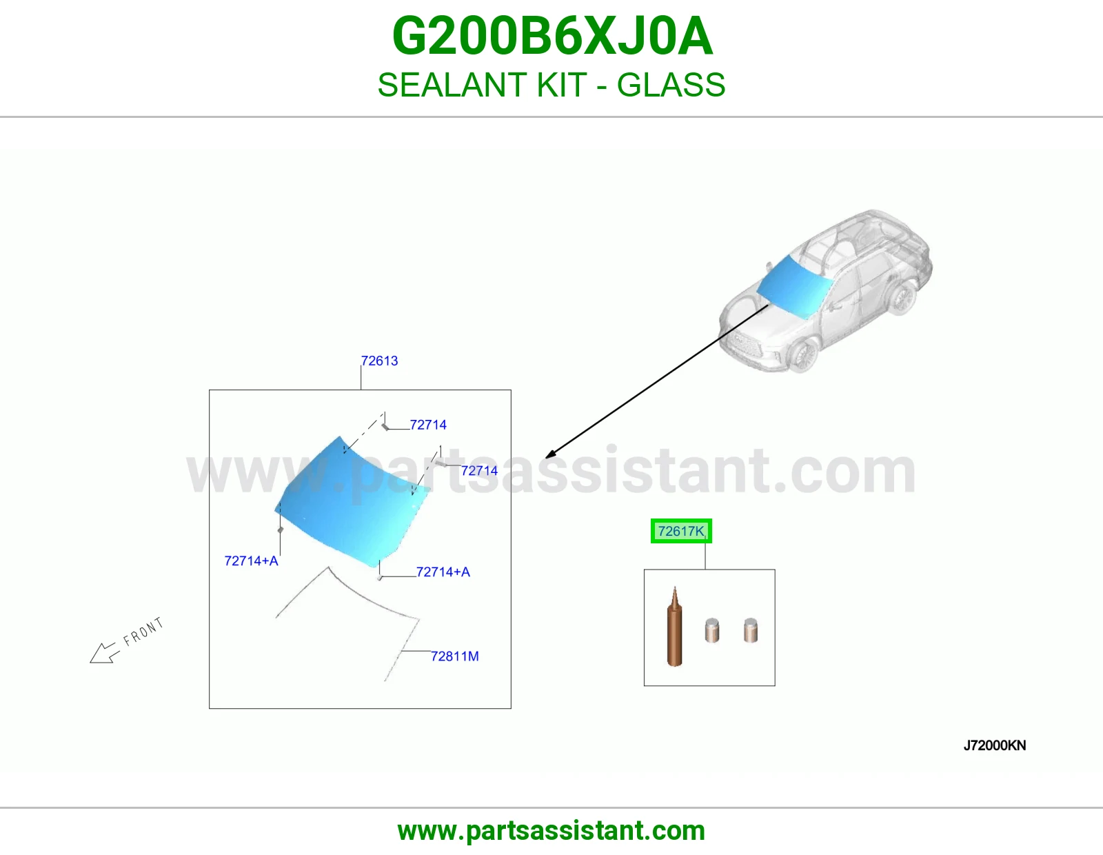 طقم سيليكون عازل قزاز G200B6XJ0A